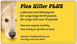 Large Dog Flea Killer Plus
