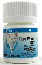 Tape Worm Droncit treatment 
for cats