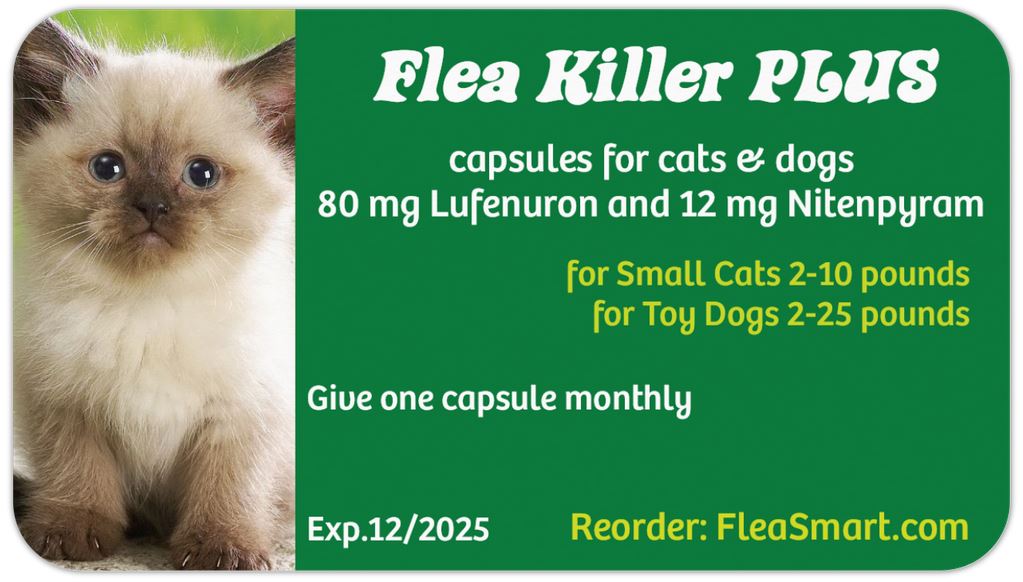 Small Dog & Cat Flea Killer Plus